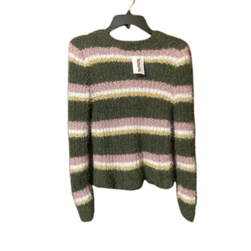 Freshman 1996 Womens Sweater Size Small Long Sleeve Multi-Color Stripe NWT